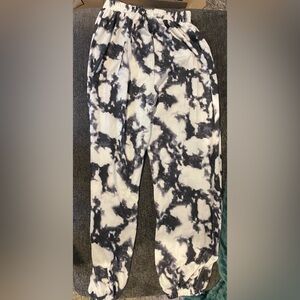 SHEIN, black and white sweatpants, size small
